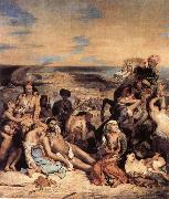 Eugene Delacroix The Massacre on Chios Spain oil painting artist
